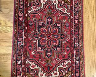 Hand woven Heriz.