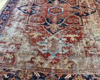 Hand woven Heriz Rug
