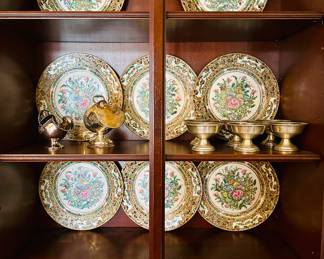 Famille Rose “Thousand Butterfly” plates