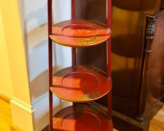 Three - tier plate stand
