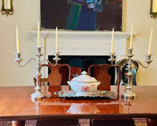 Baker Mahogany Dining Table