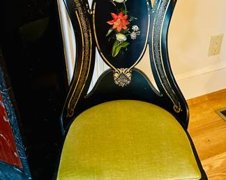 Paper Mache Spoonback Nursing Chair (Victorian)