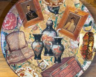 Jered Holmes Decoupage Decorative Plate