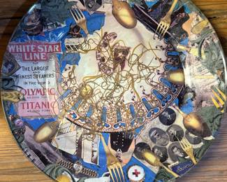 Jered Holmes Decoupage Decorative Plate