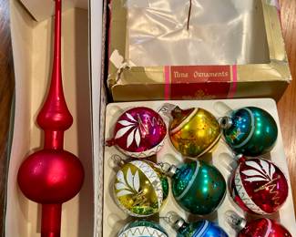 Vintage Christmas ornaments