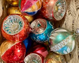 Vintage Christmas ornaments