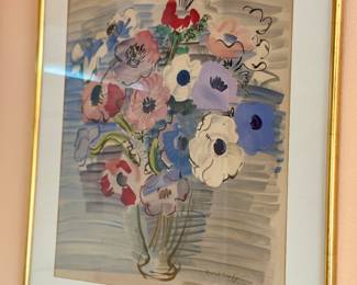 “Anemones” by Raoul Dufy