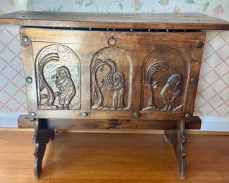 Carved Hutch/Bar 