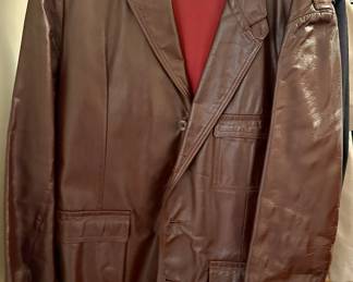 Men's leather jacket 