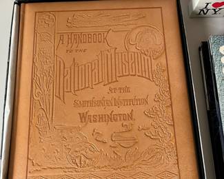 Leather national museum book