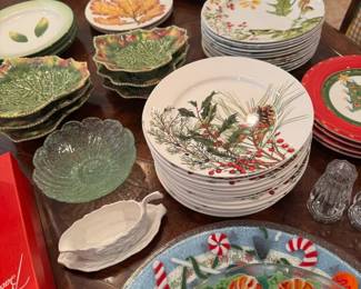 Spode, Bordallo Pinheiro (Portugal), Royal Winton, Costa Nova, Pietri, and Bassano (Italy). Love the Bordallo bowls!