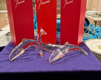 Baccarat dolphins