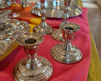 Sterling candle sticks