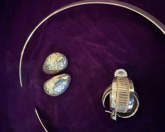 Gorgeous sterling silver jewelry from Santa Fe