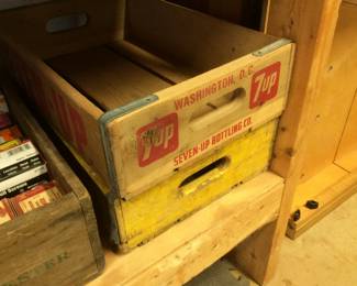 7UP Wood Crate * Rare* WASHINGTON D.C