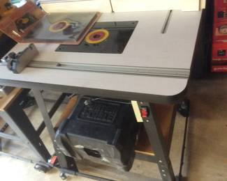 Porter-Cable Bench Top Planer on wheels