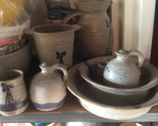 TOLHELM STONEWARE Scandinavian folk art. Tolhelm stoneware is part of the permanent collection of the Norwegian-American Vesterheim Museum.