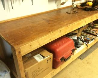 Wooden Work Bench