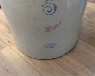 5 Gallon Red Wing Crock
