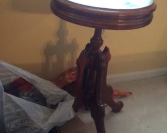 Antique Plant Stand Table