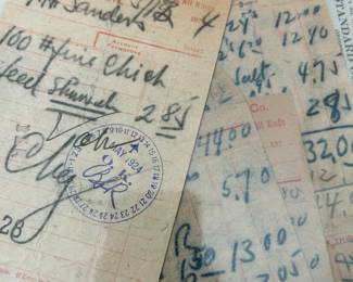 Manassas Feed & Mill Co. EPHEMERA from 1924!!