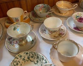 Tea cup collection 