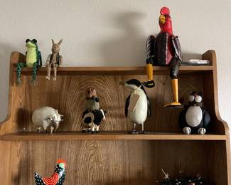 Wooden animals 