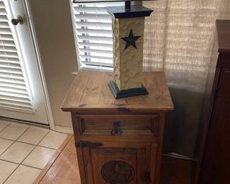 Texas Star End Table along with the Texas Star Lamp
