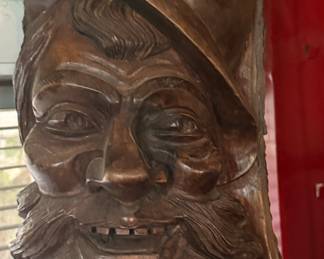 VINTAGE ALPINE CARVED BUST