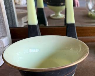 ART DECO CAMBRIDGE GLASS GARNITURE SET