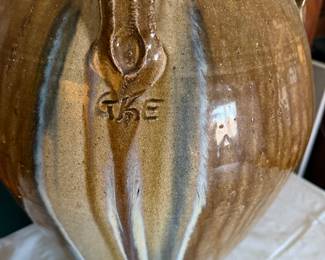 Large Kim Ellington storage jar, Catawba Valley