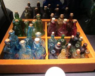 Vintage Apothecary Mini Bottles