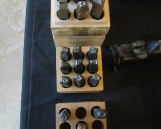 Vintage Number and Letter Punches