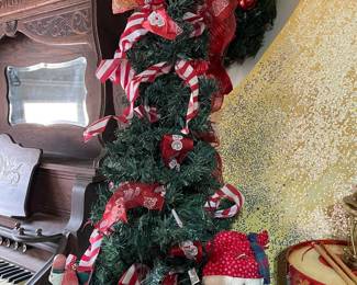 Lighted Christmas tree