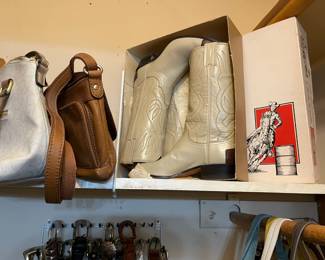A second pair of ladies Justin boots with original box