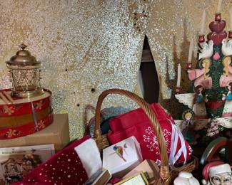 More ornaments, stockings, drum