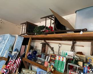 Antique ladder back chairs