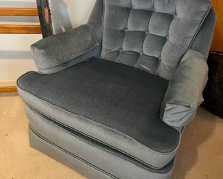 Vintage blue arm chair