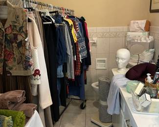 Looking across the Master bathroom