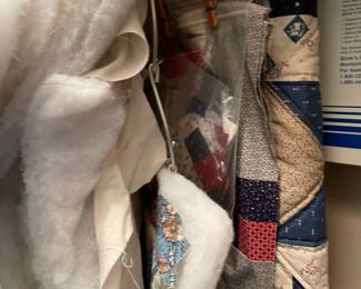 Partially made quilts