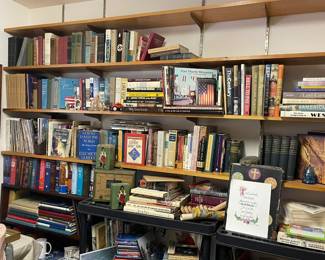 Lots of books in the Office