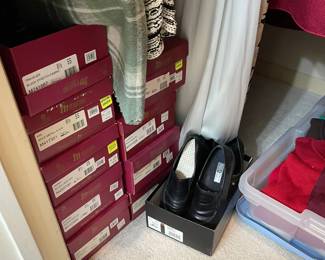 Lots of shoes, please look in the boxes
