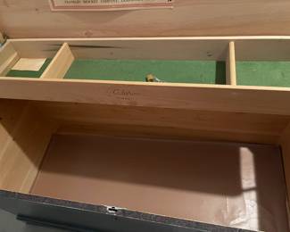 A closer look inside the cedar chest