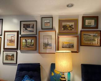 A collection of original art work by Wm. Dale Evans