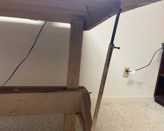 Base of the drafting table