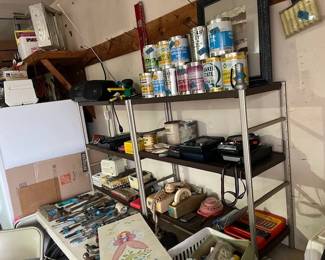 Tools, vintage oil cans