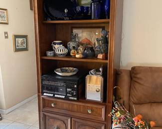 Vintage book/storage shelf with drawer and cupboard