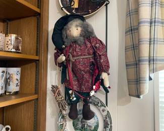 Norman Rockwell plates, soft figure