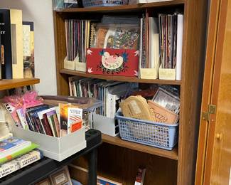 Sewing  and craft books, patterns and supplies