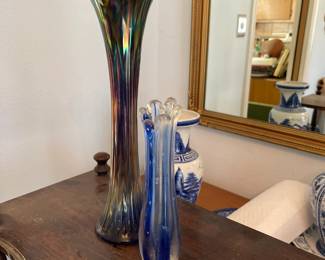 Vintage Carnival and Italian vase